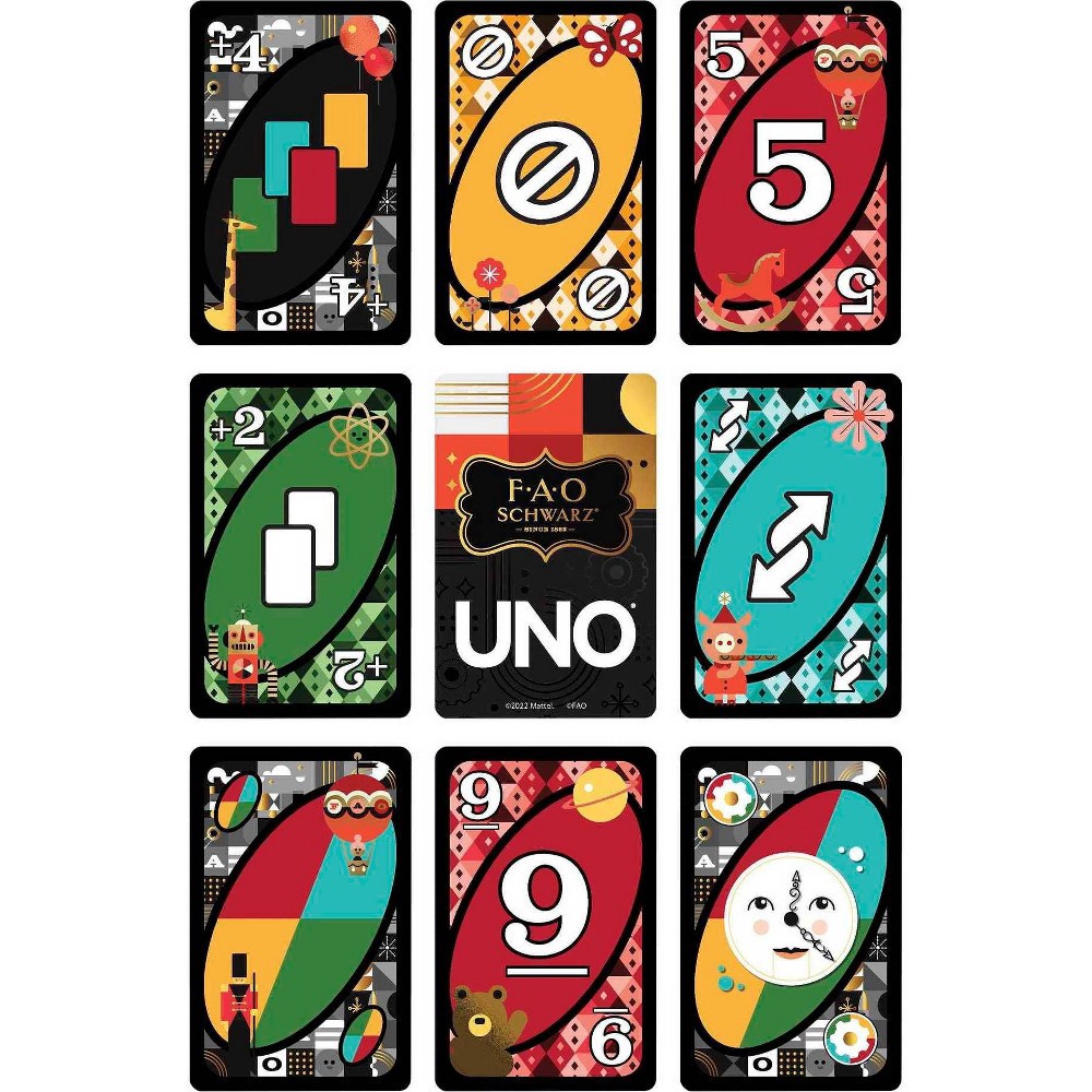 slide 4 of 6, UNO Fao Schwarz Card Game, 1 ct