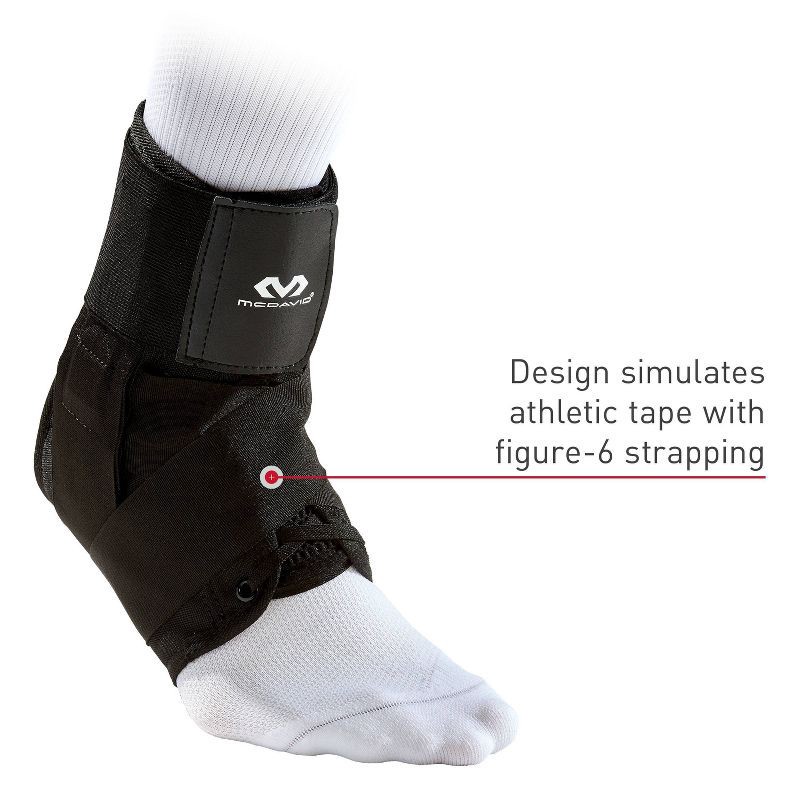 slide 4 of 7, McDavid Sport Ankle Brace - Black - M, 1 ct