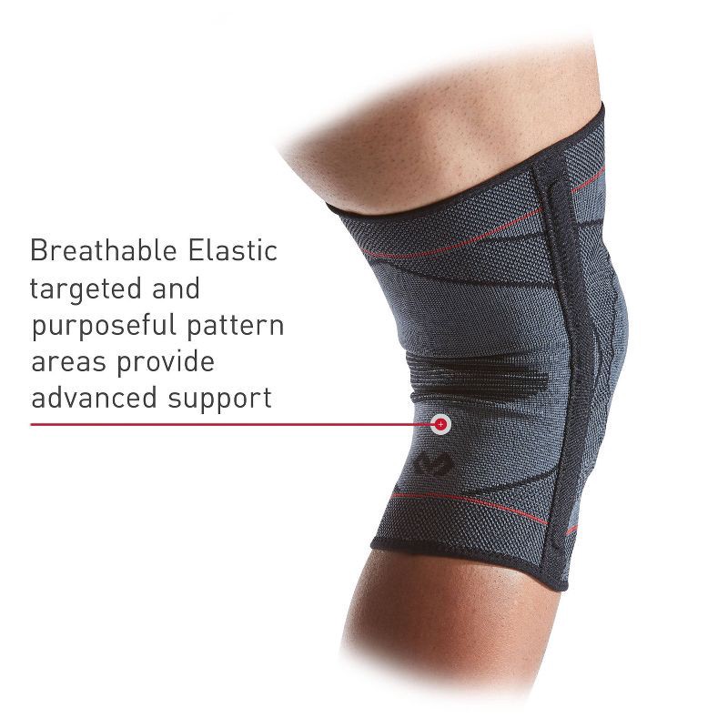 slide 5 of 8, McDavid Sport Knee Knit Sleeve with Buttress and Stays - Gray - L/XL, 1 ct