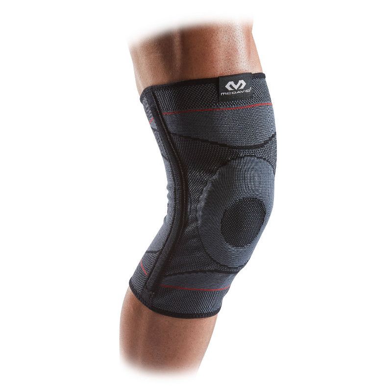 slide 8 of 8, McDavid Sport Knee Knit Sleeve with Buttress and Stays - Gray - L/XL, 1 ct