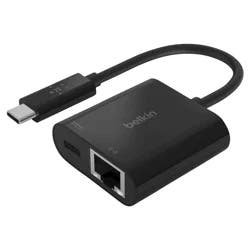 Belkin USB-C to Ethernet + Charge Adapter (USB-C to GbE, 60W PD)