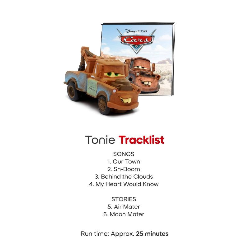 slide 6 of 6, tonies Disney Pixar Cars Mater Tonie Figurine: PVC Character, Learning System Accessory, Music Focus, 1 ct