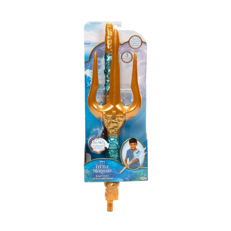 slide 2 of 6, Disney’s The Little Mermaid King Triton's All-Powerful Trident, 1 ct