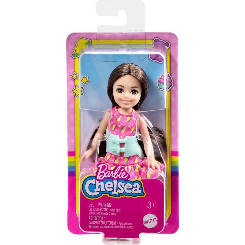 slide 3 of 6, Barbie Chelsea Doll 6-Inch Small Doll with Brace for Scoliosis Spine Curvature, 1 ct