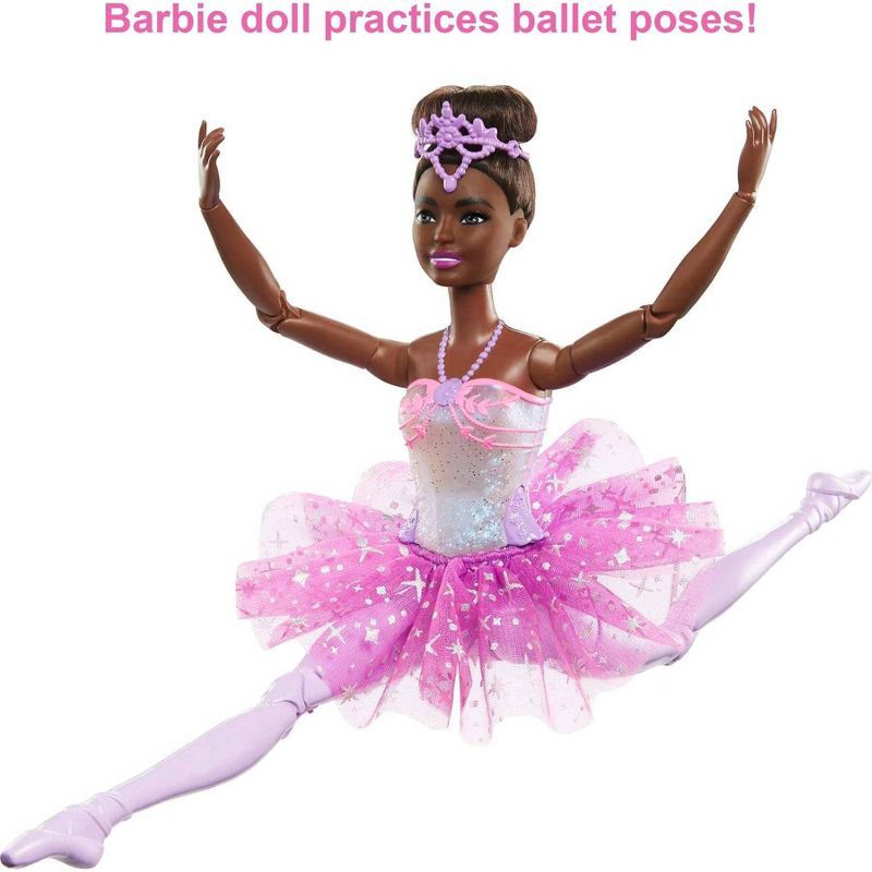 slide 3 of 6, Barbie Dreamtopia Twinkle Lights Magical Ballerina Doll, 1 ct