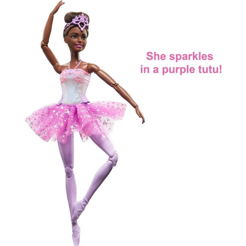 slide 5 of 6, Barbie Dreamtopia Twinkle Lights Magical Ballerina Doll, 1 ct