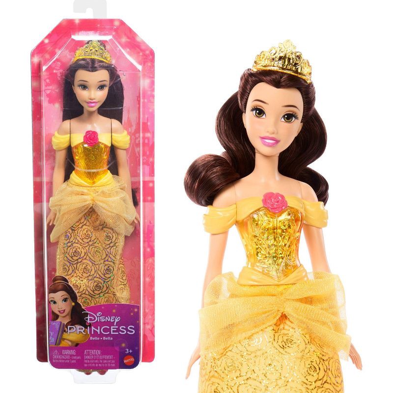 slide 1 of 6, Disney Princess Belle Fashion Doll, 1 ct