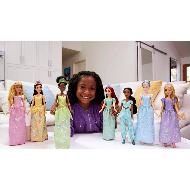 Disney Princess Story Sparkle Princess Doll 7-Pk Gift Set