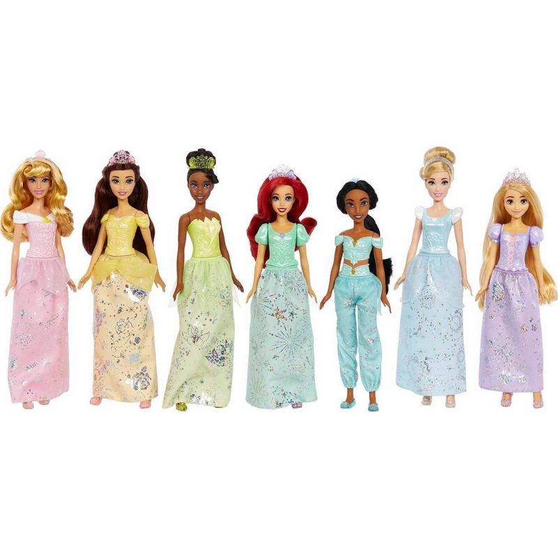 Disney Princess 12.7 Story Sparkle Princess Doll Gift Set 7pk 7 ct Shipt