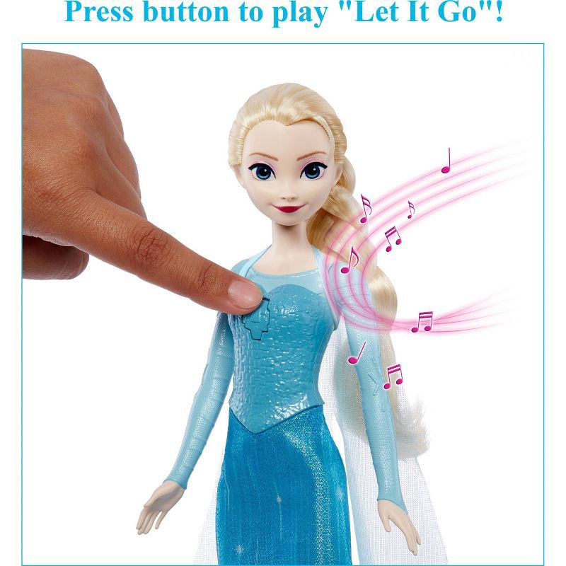 slide 3 of 6, Disney Frozen Singing Elsa Doll - Sings "Let it Go", 1 ct