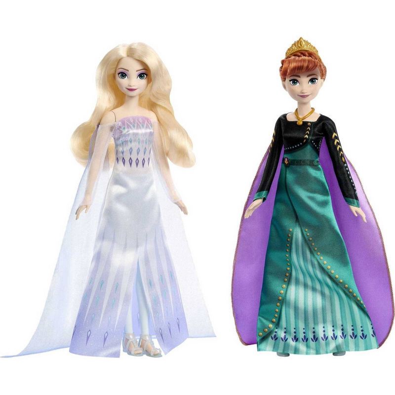 slide 2 of 6, Disney Frozen Queen Anna & Elsa the Snow Queen Fashion Doll 2pk, 2 ct