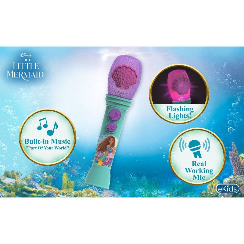 slide 5 of 5, Disney Little Mermaid Sing-Along Microphone, 1 ct