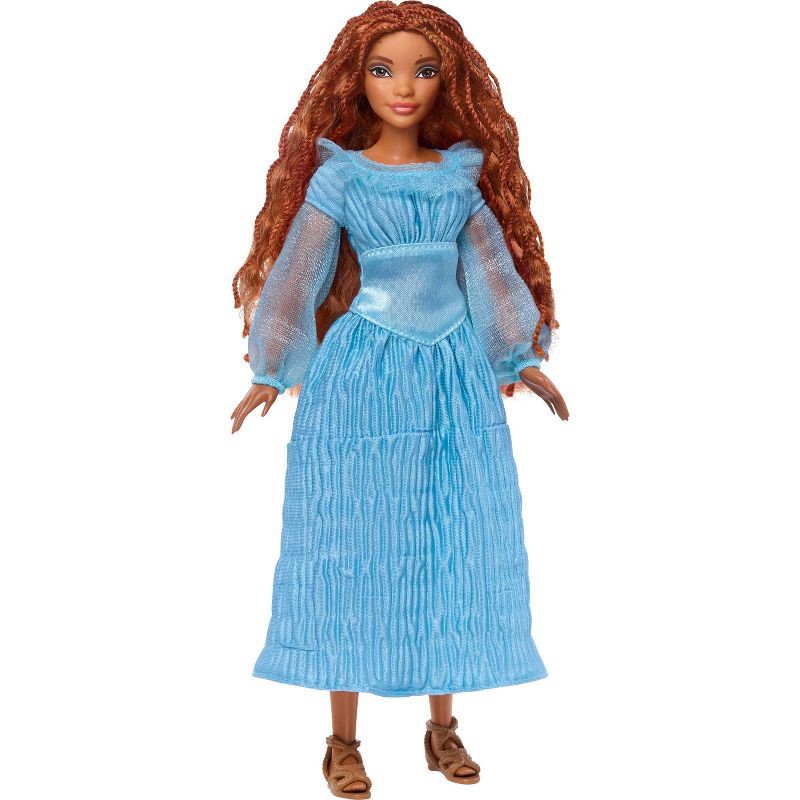 slide 6 of 6, Disney Princess Disney The Little Mermaid Ariel Doll on Land in Signature Blue Dress, 1 ct