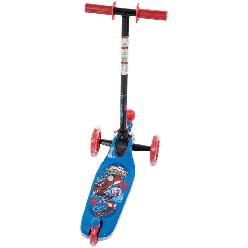 slide 7 of 12, Huffy Marvel Spidey and His Amazing Friends 3-Wheel Scooter with LED Lights, 1 ct