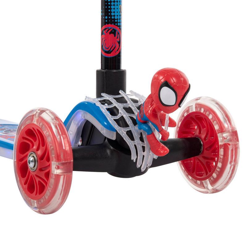 slide 8 of 12, Huffy Marvel Spidey and His Amazing Friends 3-Wheel Scooter with LED Lights, 1 ct