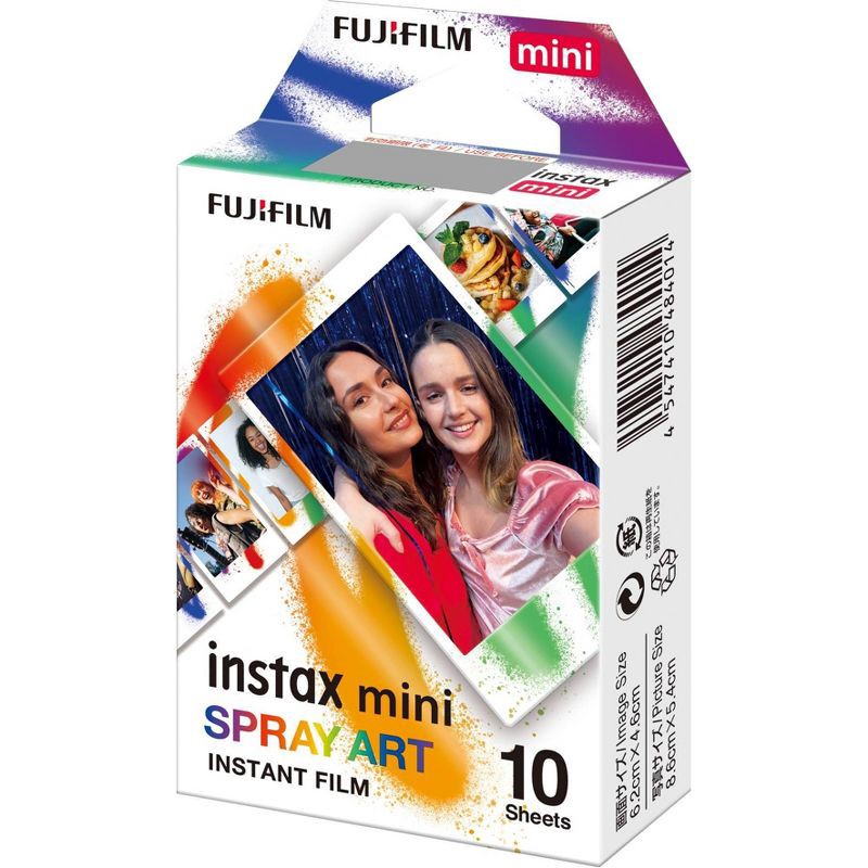 slide 2 of 3, Fujifilm instax mini Spray Art Instant Film - 10ct, 10 ct