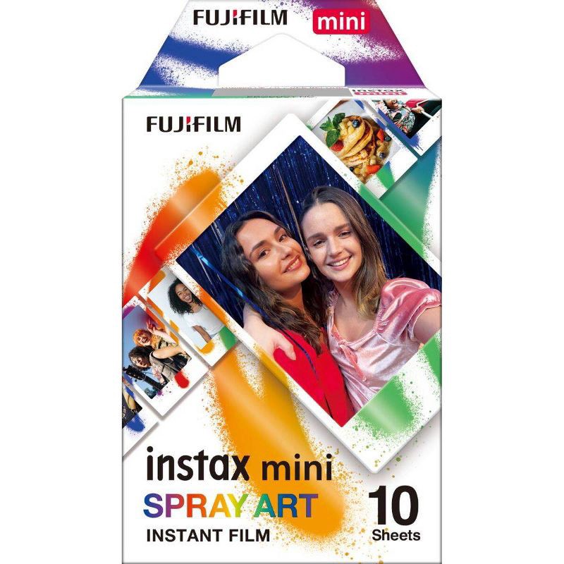 slide 1 of 3, Fujifilm instax mini Spray Art Instant Film - 10ct, 10 ct