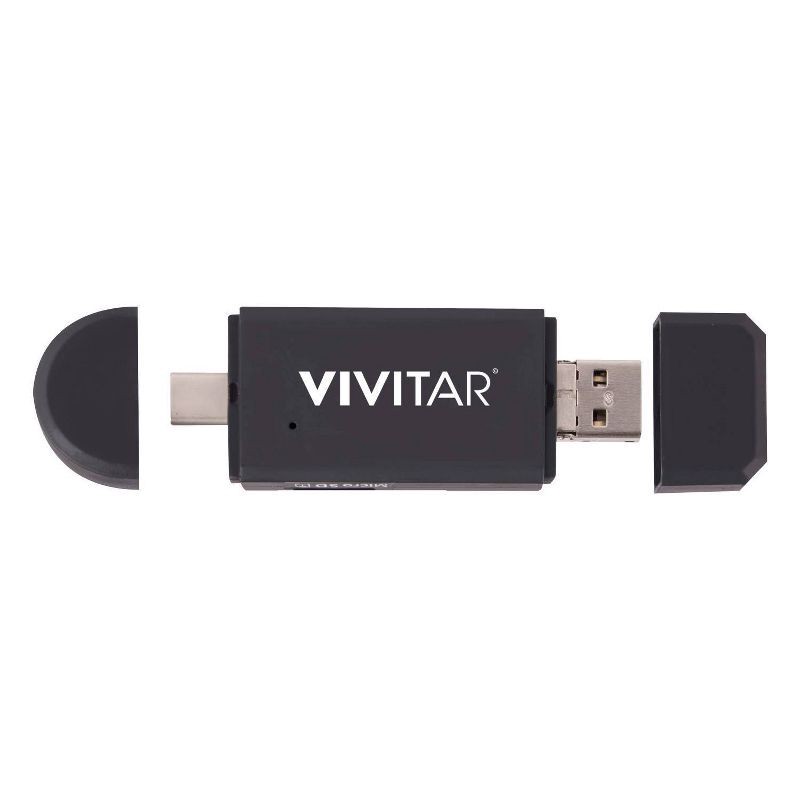 slide 1 of 8, Vivitar Desktop 5-in-1 USB Card Reader, 1 ct