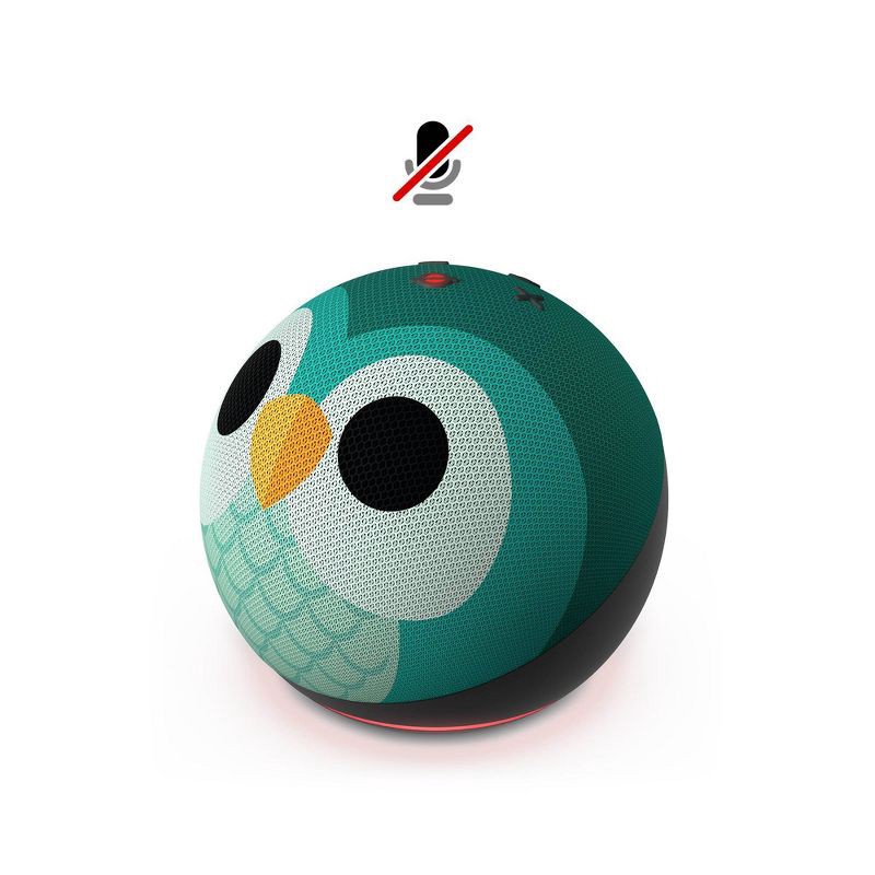 slide 2 of 3, Amazon Kids Echo Dot (5th Gen 2022) - Owl, 1 ct