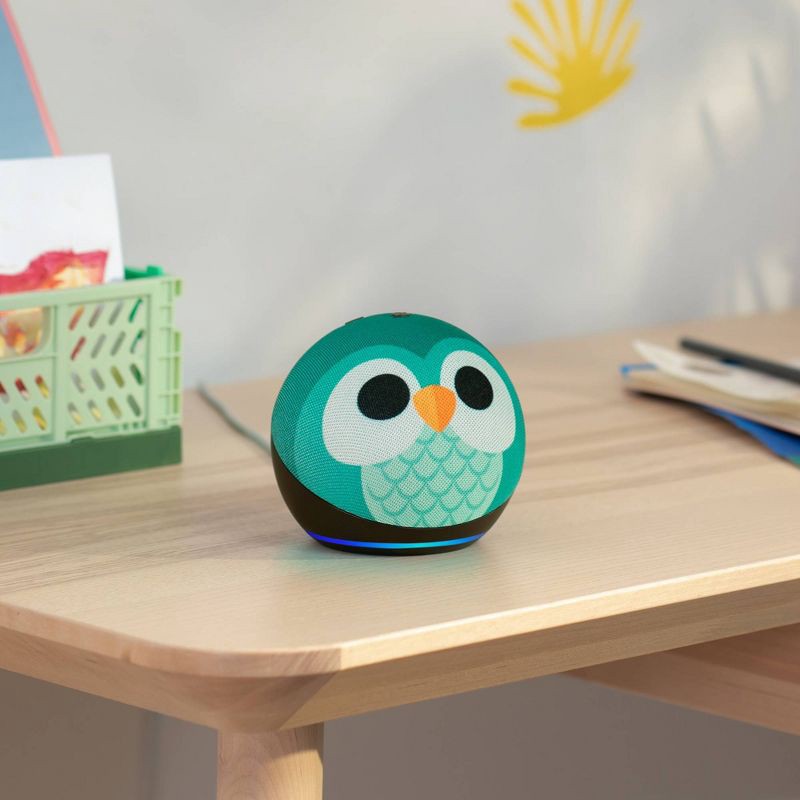 slide 3 of 3, Amazon Kids Echo Dot (5th Gen 2022) - Owl, 1 ct