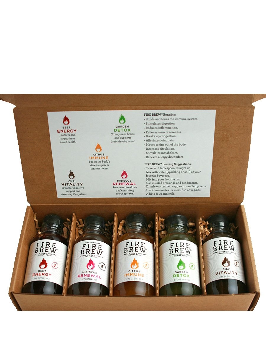 slide 1 of 1, Fire Brew Signature Sampler Box Of Wellness Tonics, 1 ct