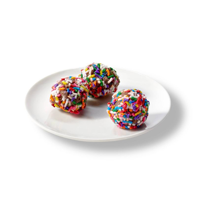 slide 3 of 3, Sprinkle Coated Chocolate Donut Holes - 10oz - Favorite Day™, 10 oz