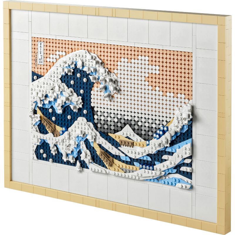 slide 2 of 6, LEGO ART Hokusai – The Great Wave Wall Art Adults Set 31208, 1 ct