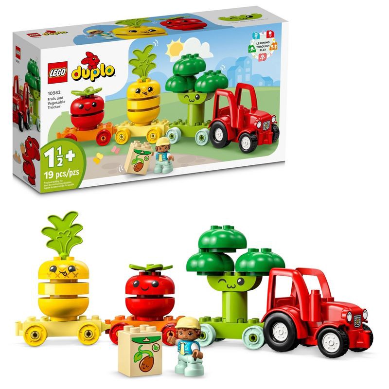 slide 1 of 1, LEGO DUPLO My First Fruit and Vegetable Tractor Toy 10982, 1 ct