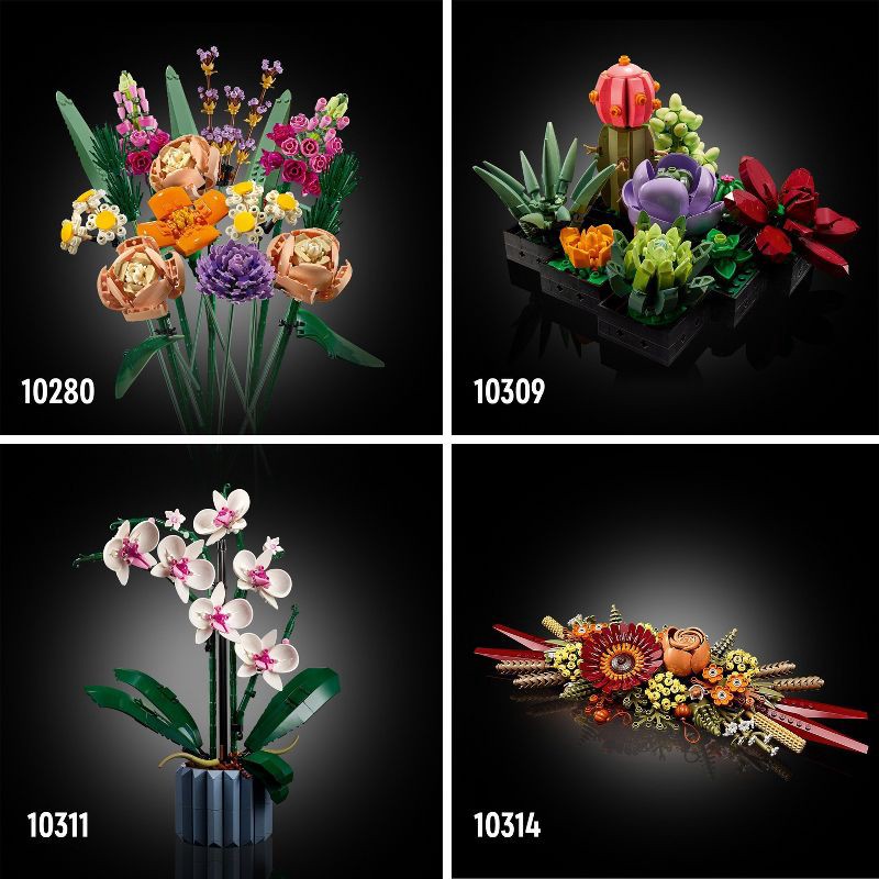 slide 6 of 6, LEGO Icons Dried Flower Centerpiece Set 10314, 1 ct