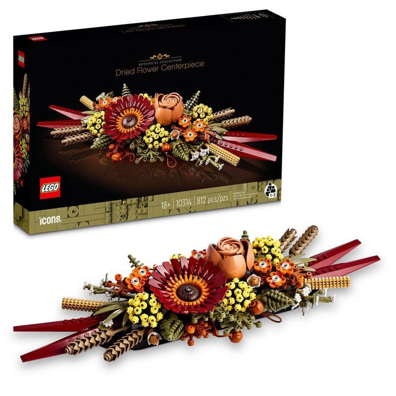 slide 1 of 6, LEGO Icons Dried Flower Centerpiece Set 10314, 1 ct