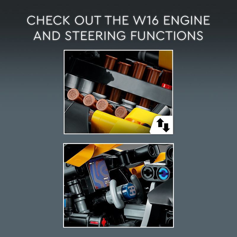 slide 3 of 6, LEGO Technic Bugatti Bolide Model Car Toy Building Set 42151, 1 ct