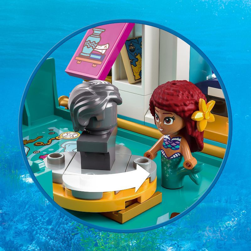 slide 5 of 6, LEGO Disney The Little Mermaid Story Book Building Toy with Micro-Dolls 43213, 1 ct