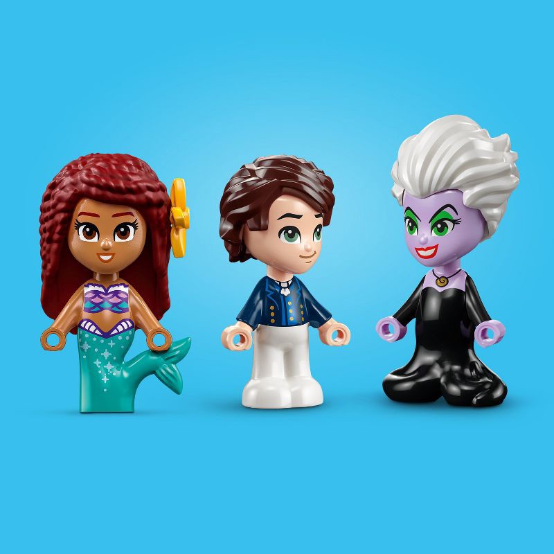 slide 4 of 6, LEGO Disney The Little Mermaid Story Book Building Toy with Micro-Dolls 43213, 1 ct