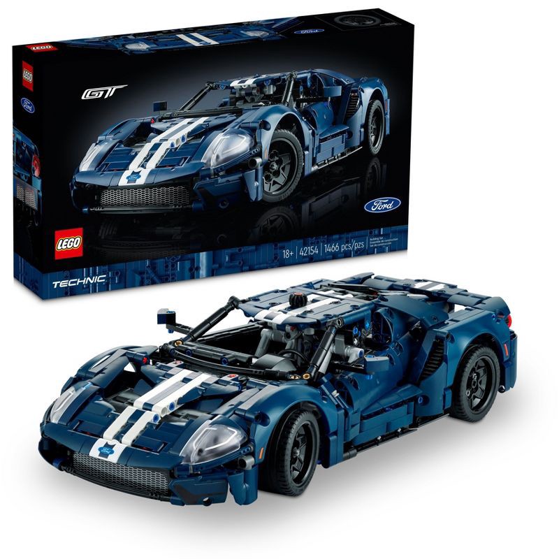 slide 1 of 6, LEGO Technic 2022 Ford GT Car Model Set 42154, 1 ct
