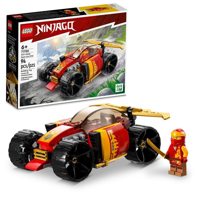 slide 1 of 6, LEGO NINJAGO Kai Ninja Race Car EVO Toy Building Set 71780, 1 ct