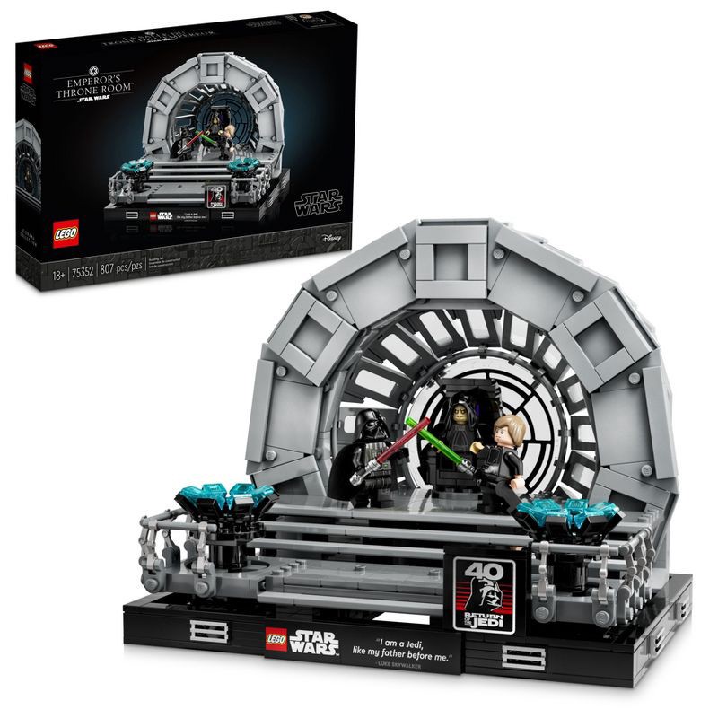 slide 1 of 6, LEGO Star Wars Emperor's Throne Room Diorama Collectible Building Set 75352, 1 ct