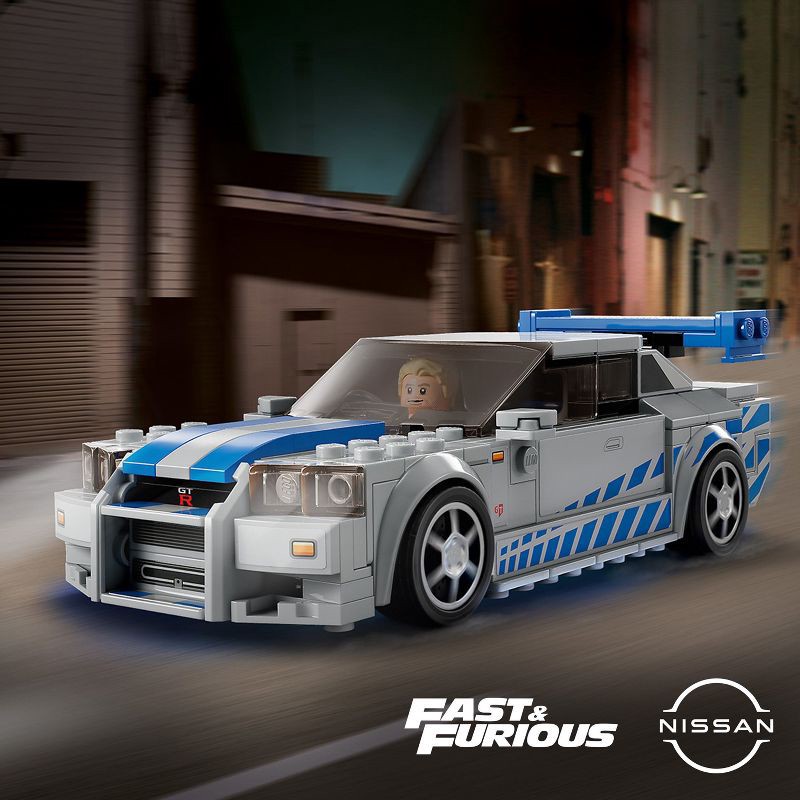 slide 2 of 6, LEGO Speed Champions 2 Fast 2 Furious Nissan Skyline GT-R (R34) 76917, 1 ct
