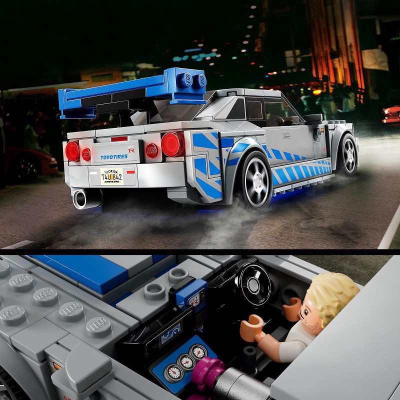 slide 4 of 6, LEGO Speed Champions 2 Fast 2 Furious Nissan Skyline GT-R (R34) 76917, 1 ct