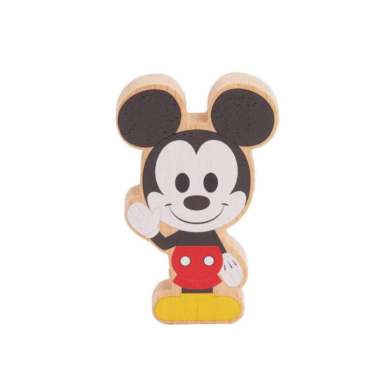 slide 3 of 4, Disney Wooden Toys Mickey Mouse and Car, 1 ct