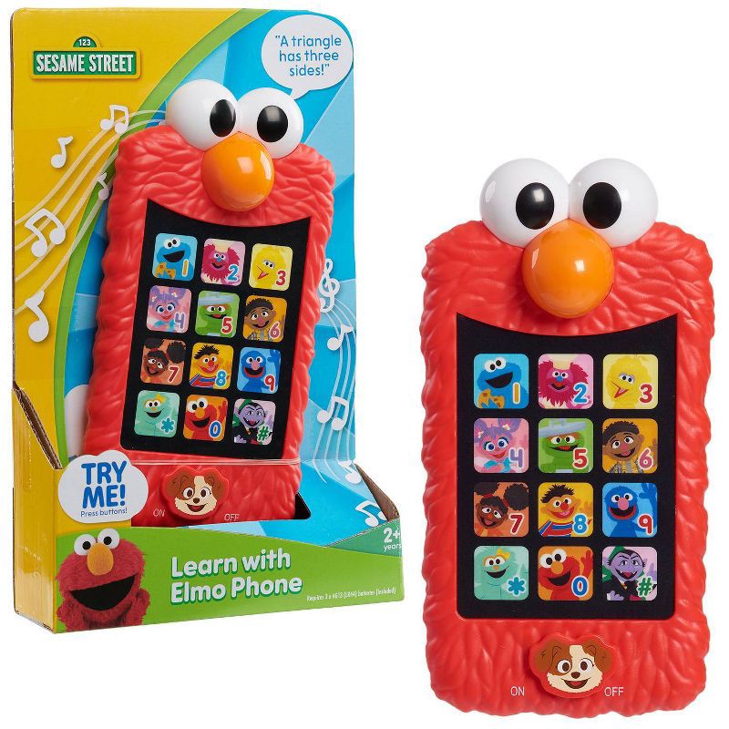 slide 1 of 8, Sesame Street Learn with Elmo Phone, 1 ct