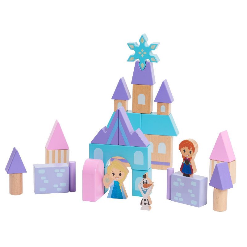 slide 3 of 3, Disney Wooden Toys Frozen Arrendelle Castle Set, 1 ct