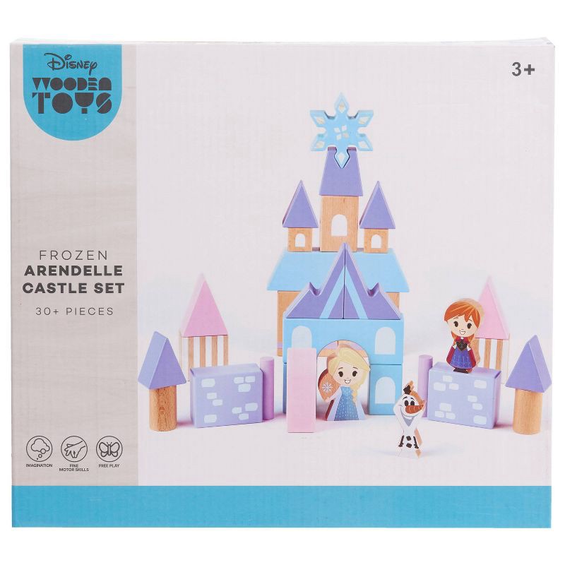 slide 2 of 3, Disney Wooden Toys Frozen Arrendelle Castle Set, 1 ct