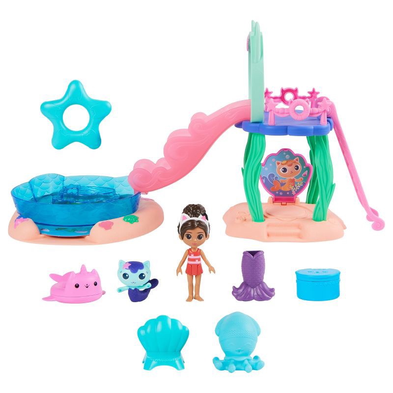 slide 3 of 9, Gabby's Dollhouse Pool Playset, 1 ct