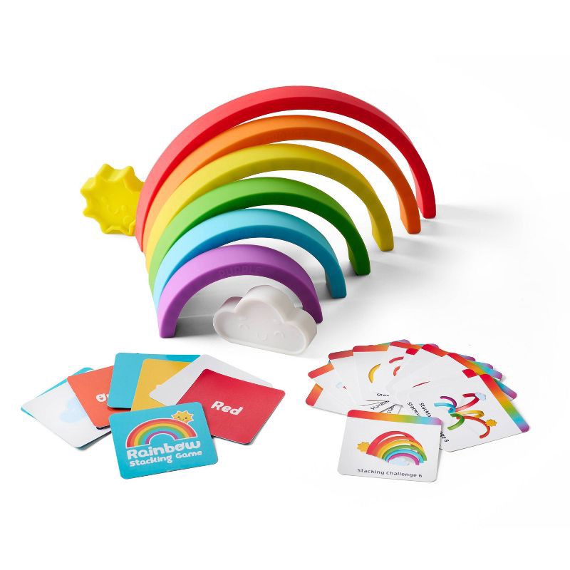 slide 7 of 7, Chuckle & Roar Mini Rainbow Stacker Kids' Puzzle - 8pc, 8 ct