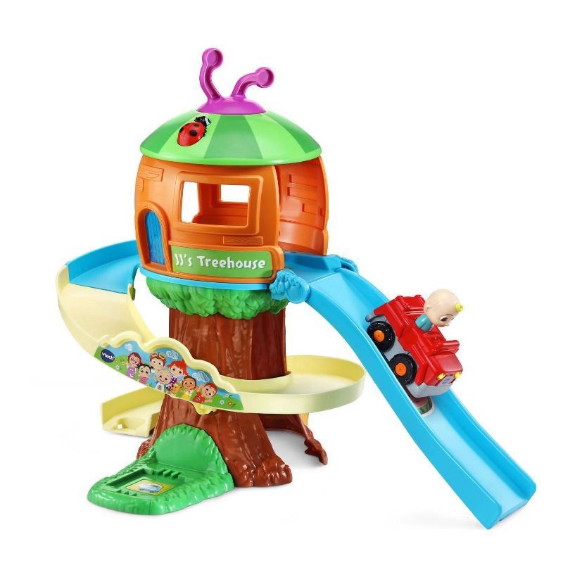 slide 8 of 10, VTech CoComelon Go! Go! Smart Wheels Treehouse Track Set, 1 ct