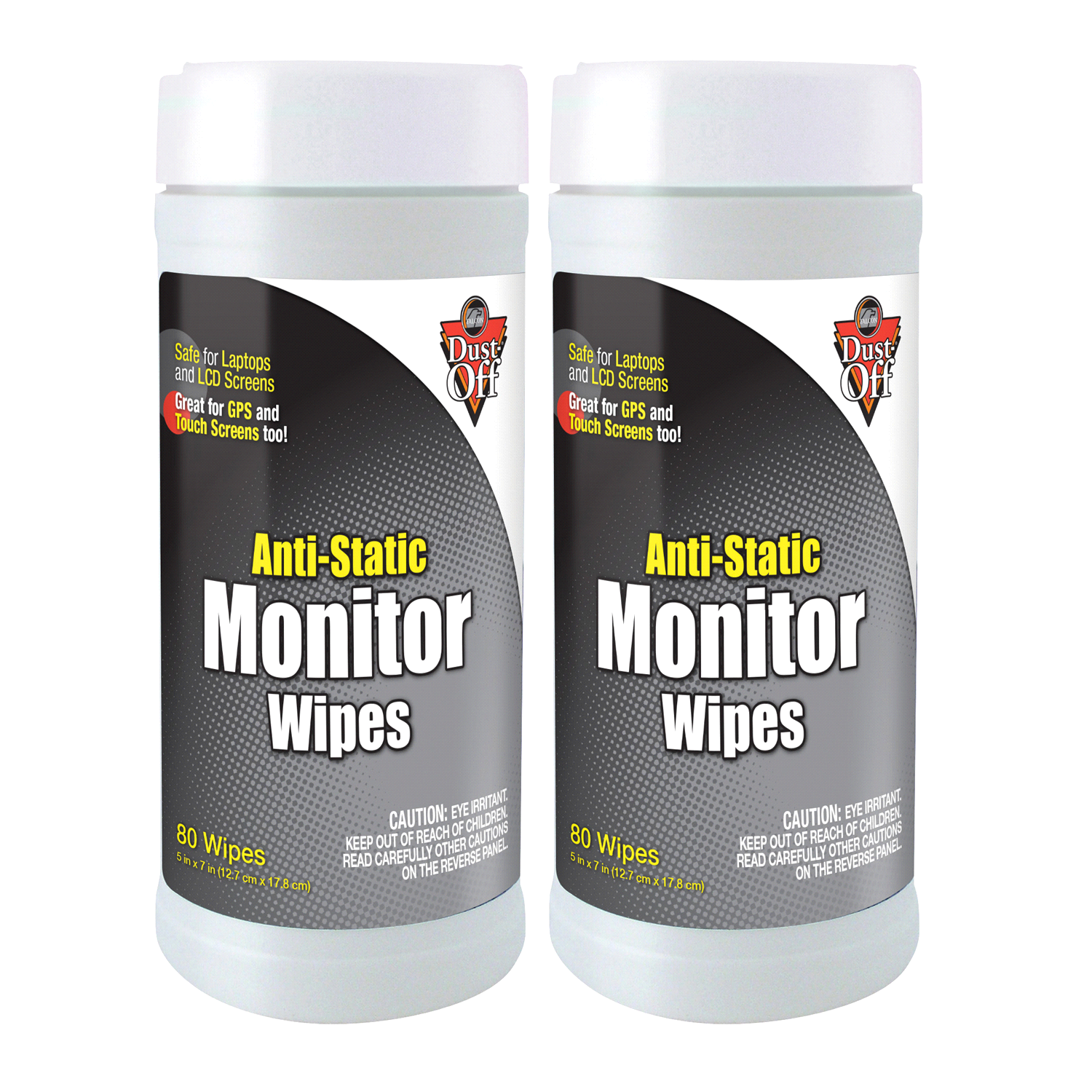 slide 1 of 1, Falcon Dust-Off Anti-Static Wipes –, 2 pk; 80 ct