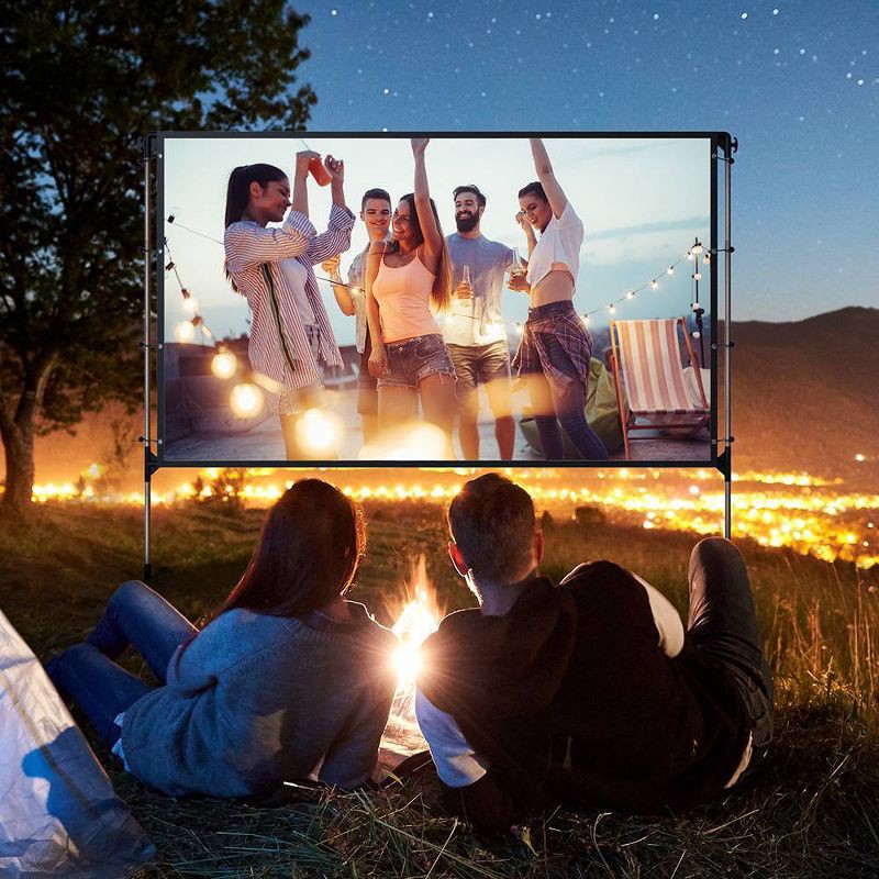 slide 7 of 7, Vankyo 100" Projector Screen with Stand, 1 ct