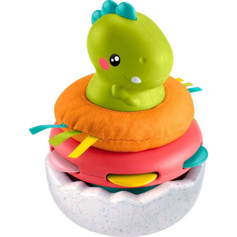 slide 3 of 4, Fisher-Price Paradise Pals Wobble & Stack Dino, 1 ct