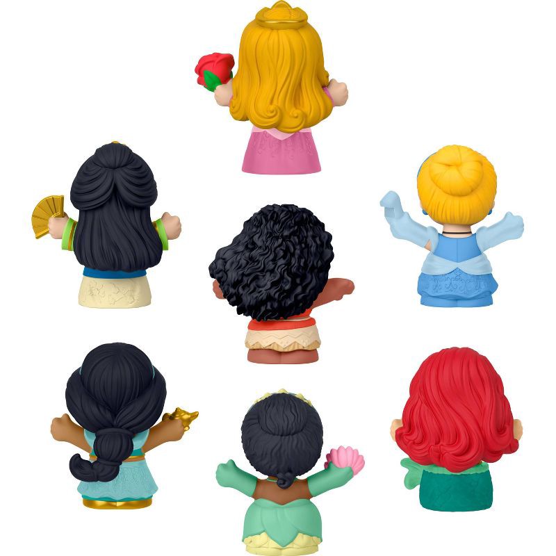 slide 5 of 6, Little People Disney Princess Figures 7pk, 7 ct