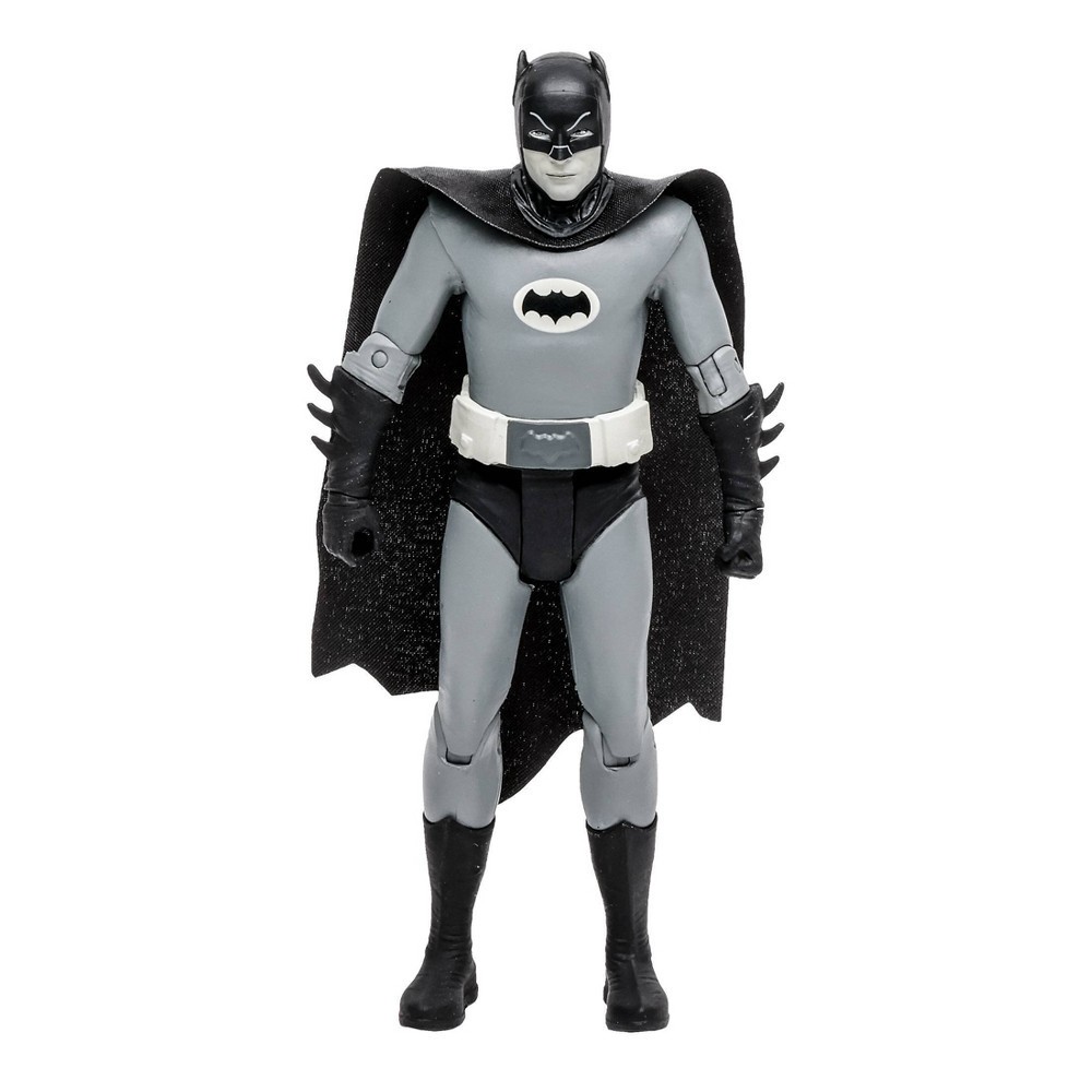 slide 4 of 9, McFarlane Toys DC Retro Batman 66 Action Figure - Batman (Black and White TV Variant), 1 ct